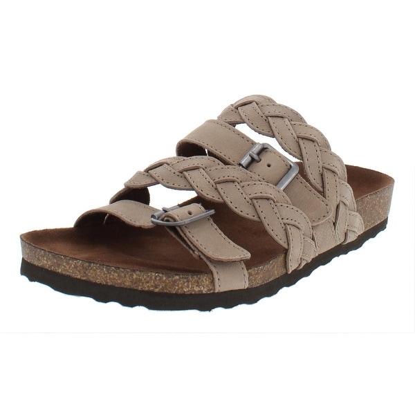 white mountain bow footbed sandals