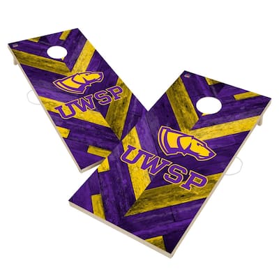 Wisconsin Stevens Point Pointers Cornhole Board Set