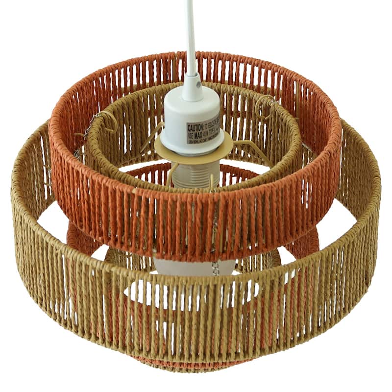 Pendant Lamp - Coarse Gold and Clear Glass