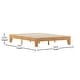 preview thumbnail 35 of 72, Wood Platform Bed with 14 Wooden Support Slats