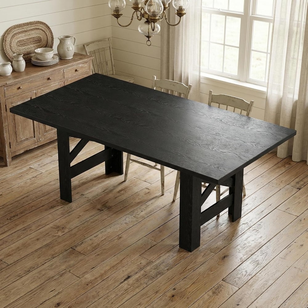 71" Farmhouse Kitchen Dining Table Set for 6-8 for Kitchen, Office (Only Table)