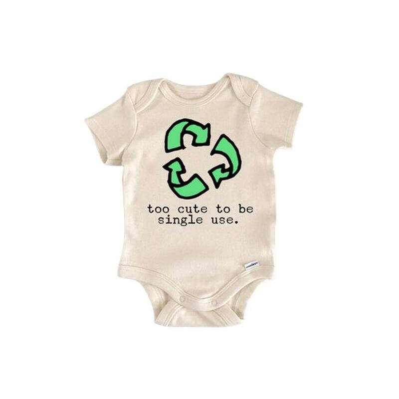 Recycling Recycle Earth Day - Baby Boy Girl Clothes Infant Bodysuit Funny Cute Newborn