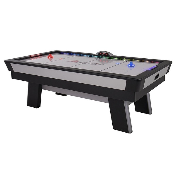 Atomic Top Shelf 7 5 Air Hockey Table With Arcade Style Play Model G04865w Black Overstock 24122803
