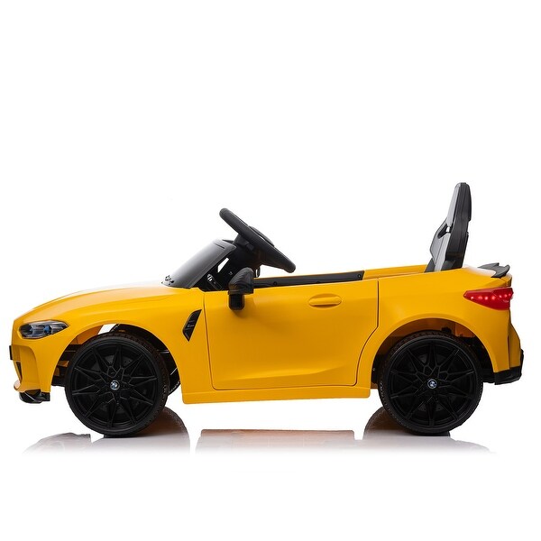 Realistic BMW Kids Car with Safety Features and Music Connectivity