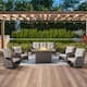 Option Brown Wicker / Beige Cusion