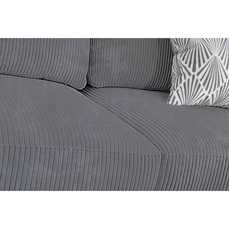 Wanderwell Home 16 PCS Corduroy Flexible Combination Sectional Sofa