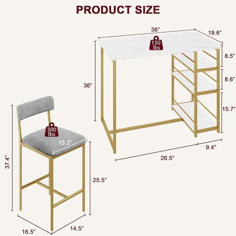 Dining Table Set for 2