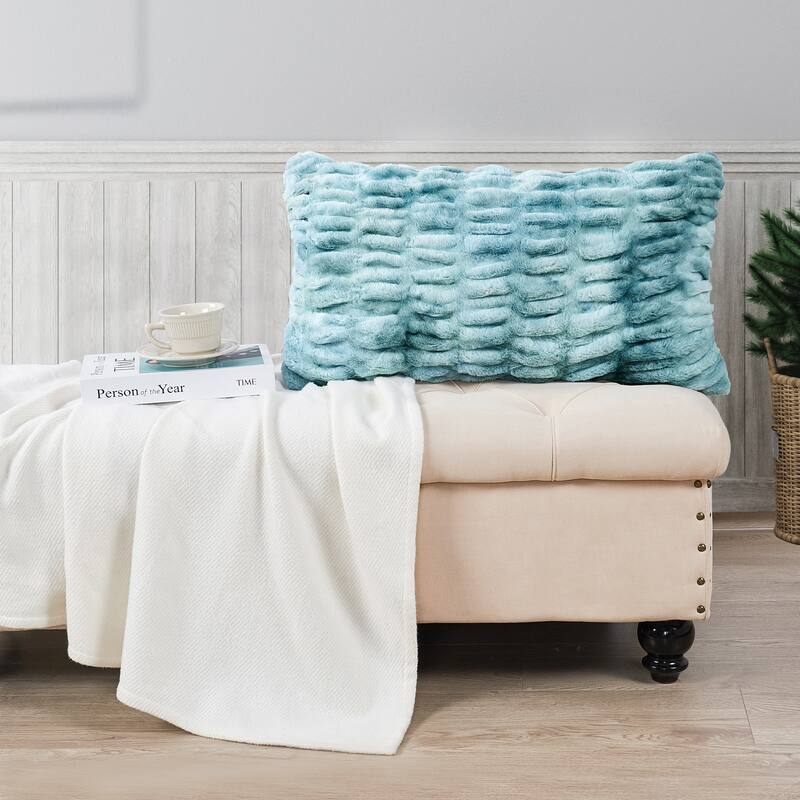 Serenta Shar Pei FauxFur 2 Piece Pillow Shell Set, NO INSERT