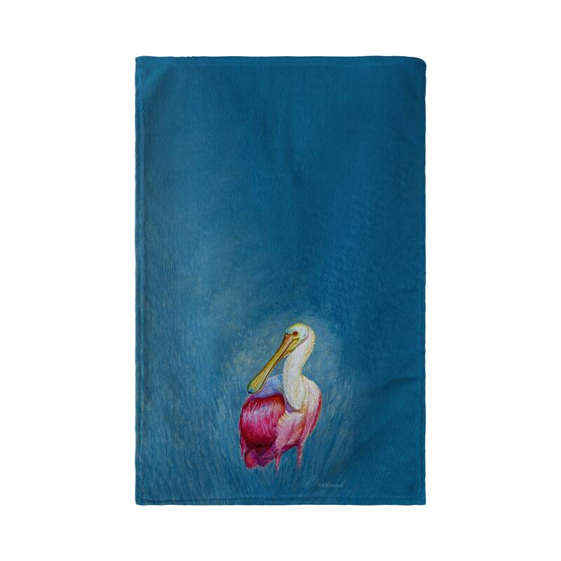 Spoonbill Portrait Kitchen Towel - 16x25