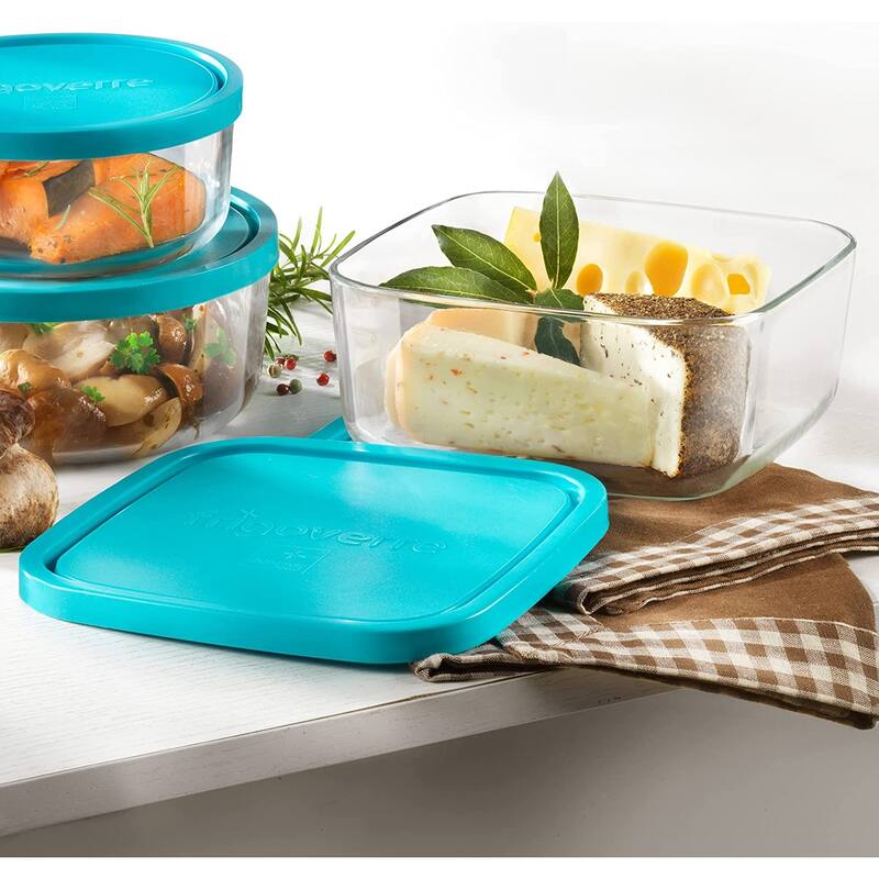 Bormioli Rocco Frigoverre Square Glass Set of 3