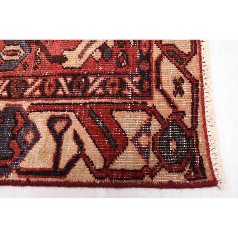 ECARPETGALLERY Hand-knotted Antalya Vintage Dark Copper Wool Rug - 4'8 x 6'5