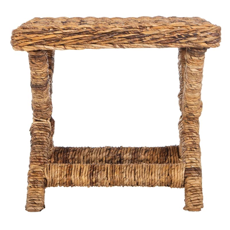 SAFAVIEH Suzette Natural Wicker x-Bench - 22" x 22" x 19.5" - 22Wx22Dx20H