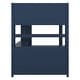 preview thumbnail 9 of 9, Multifunctional Full Size Wooden Loft Kids Bed with Storage Cabinet,Bookshelf,Wardrobe,Desk,Guardrail