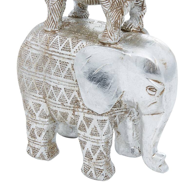 Gold Polyresin Safari Animals Decorative Sculpture