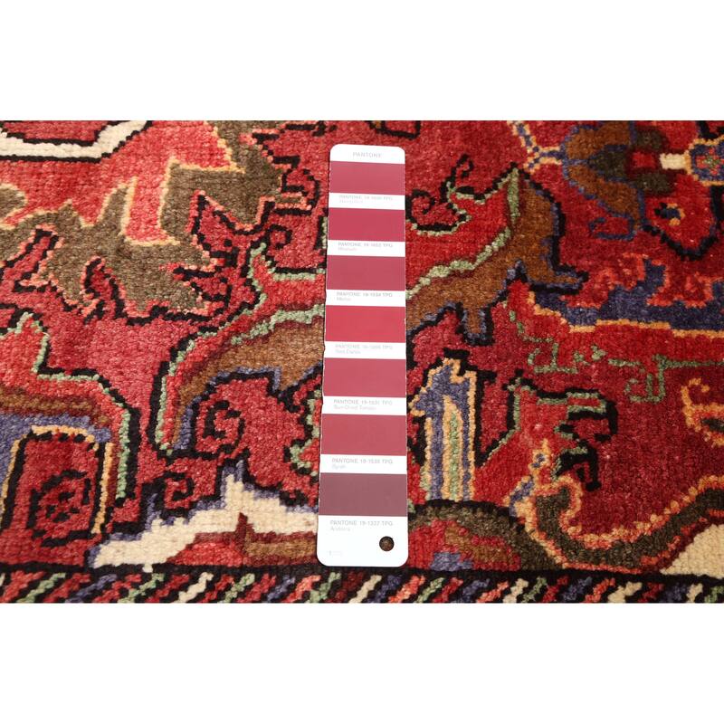 ECARPETGALLERY Hand-knotted Sarabi Dark Red Wool Rug - 10'4 x 12'9