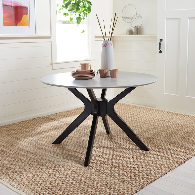 SAFAVIEH Marge Round Dining Table - 47.2" W x 47.2" L x 29.9" H - 47Wx47Dx30H