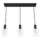 preview thumbnail 20 of 19, Hunter Lochemeade 3-Light Linear Cluster Pendant - Kitchen Island, Dining Room - Modern Farmhouse, Contemporary, Industrial