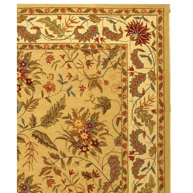 SAFAVIEH Handmade Chelsea Ashlyn French Country Floral Wool Rug