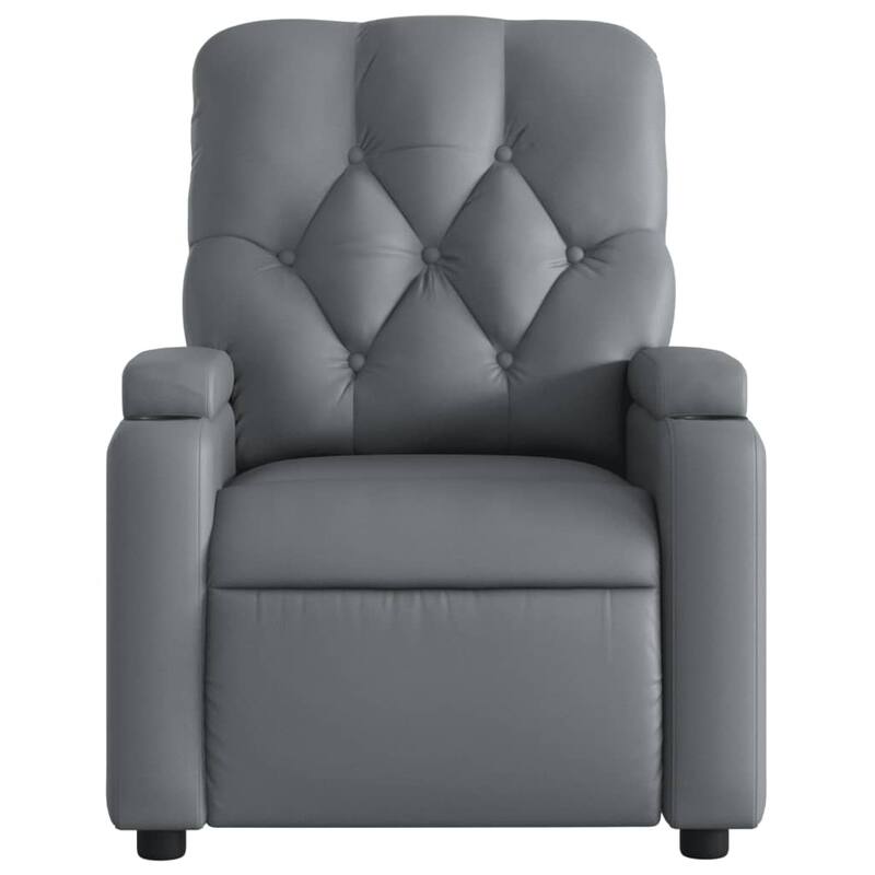 vidaXL Massage Recliner Chair Reclining Armchair for Elderly Faux Leather