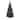 6' Pre-Lit Black Artificial Tinsel Christmas Tree Clear Lights
