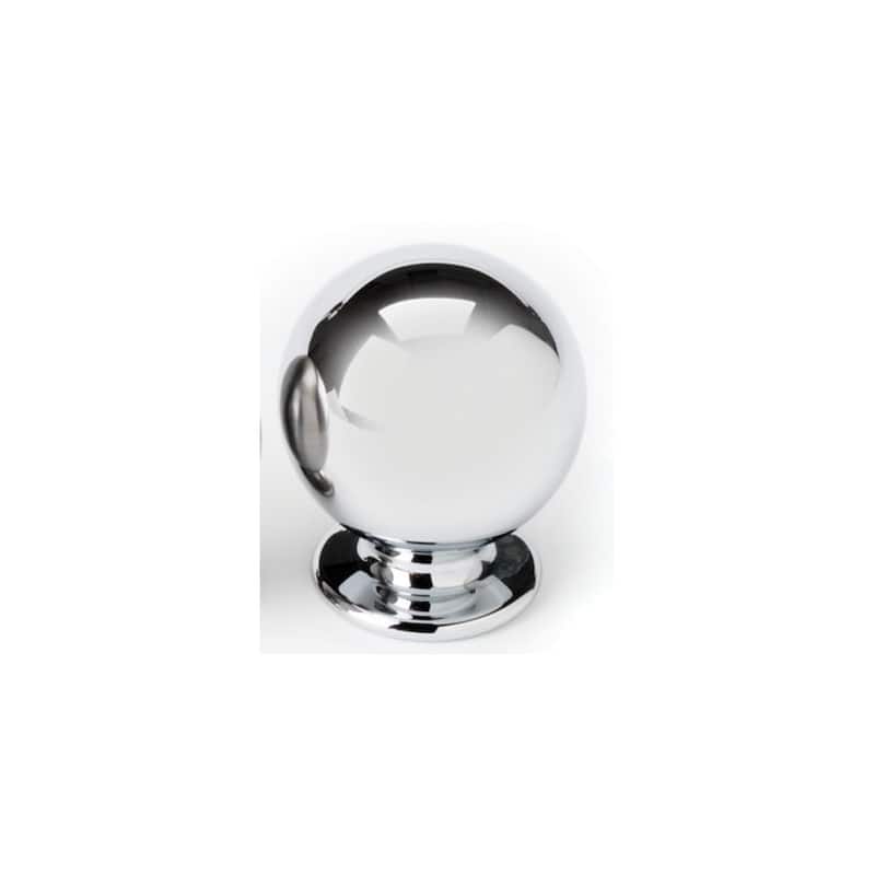 Alno Knobs 3/4" Round Solid Brass Cabinet Knob Drawer Knob