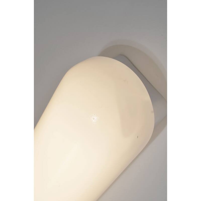 Stratus 27-inch Gloss White LED Vanity, White Shade