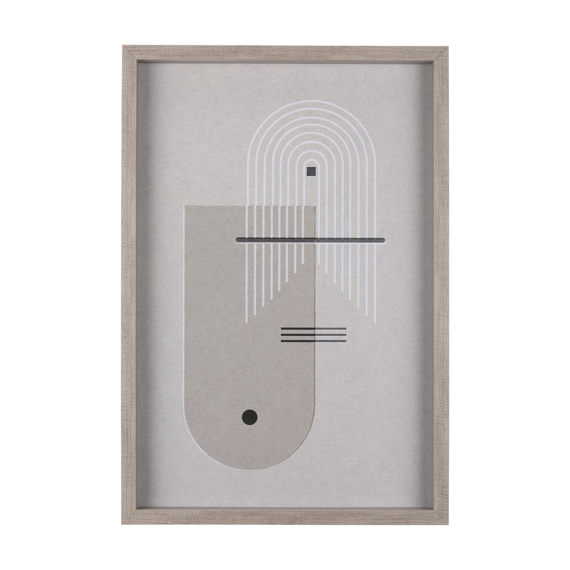 Balance I by Mercana Studio a Hand Embellished Textured Framed Art Print Matted under Glass
