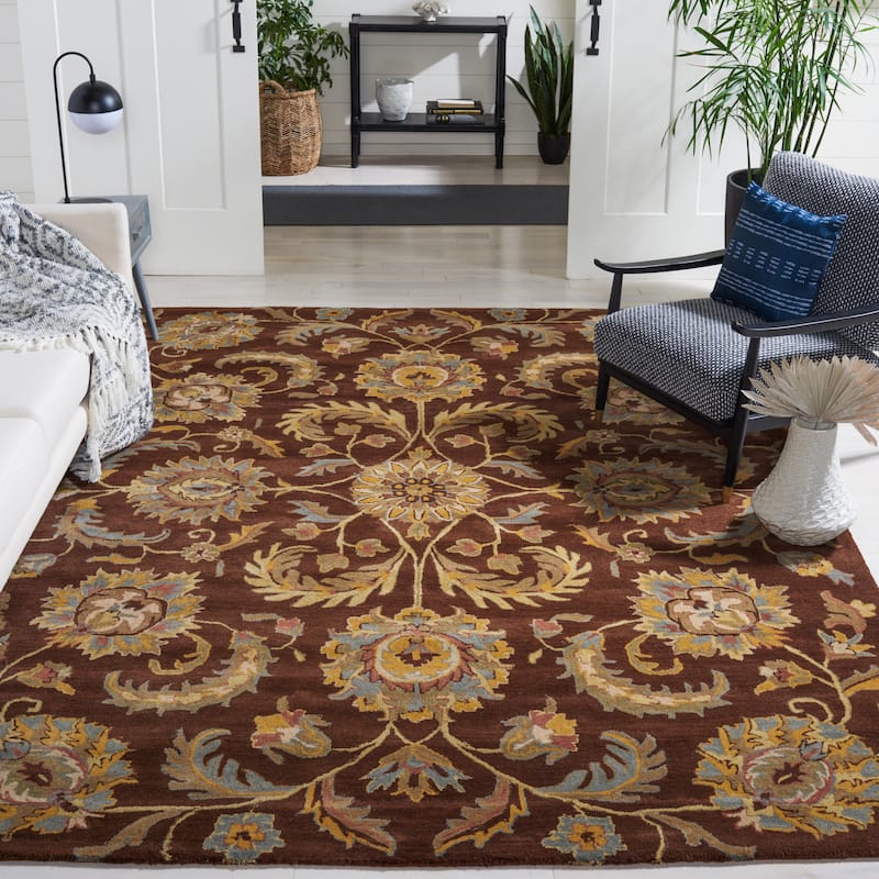 SAFAVIEH Handmade Heritage Hrissoula Traditional Oriental Wool Rug
