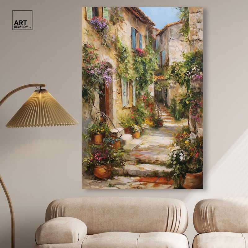 Mediterranean Charm II Canvas by Art Remedy, Gallery Wrapped