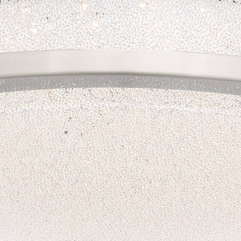 Access Lighting Sparc - LED 12" Flush Mount - Chrome Finish - Starry Acrylic - Dimmable - Dedicated LED - Chrome