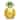 Aqua79 Pineapple Sparkling Refrigerator Magnet with Rhinestones - 1.25 inches