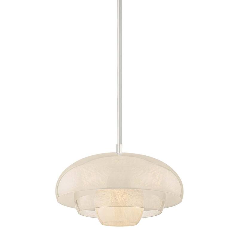Hudson Valley Lighting 3718 Auburndale 18" Wide Pendant with Layered - Polished Nickel