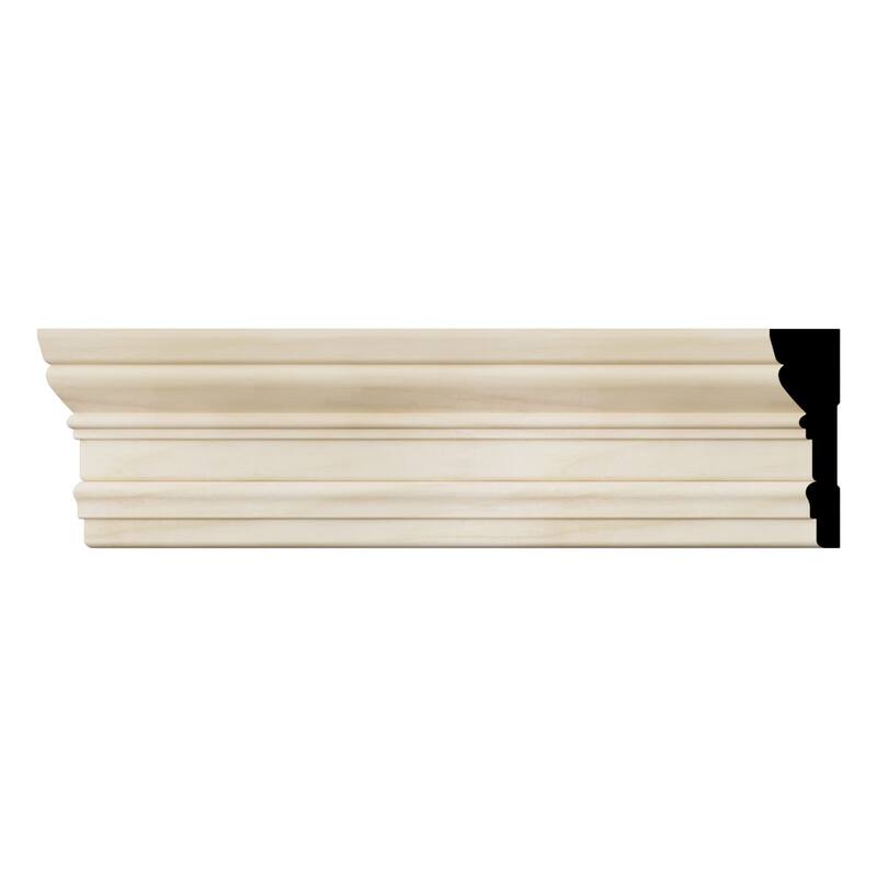 WM318 7/8-in D x 3-1/4-in W x 96-in L Americraft Solid Hardwood Stain Grade Colonial Casing Moulding - Poplar