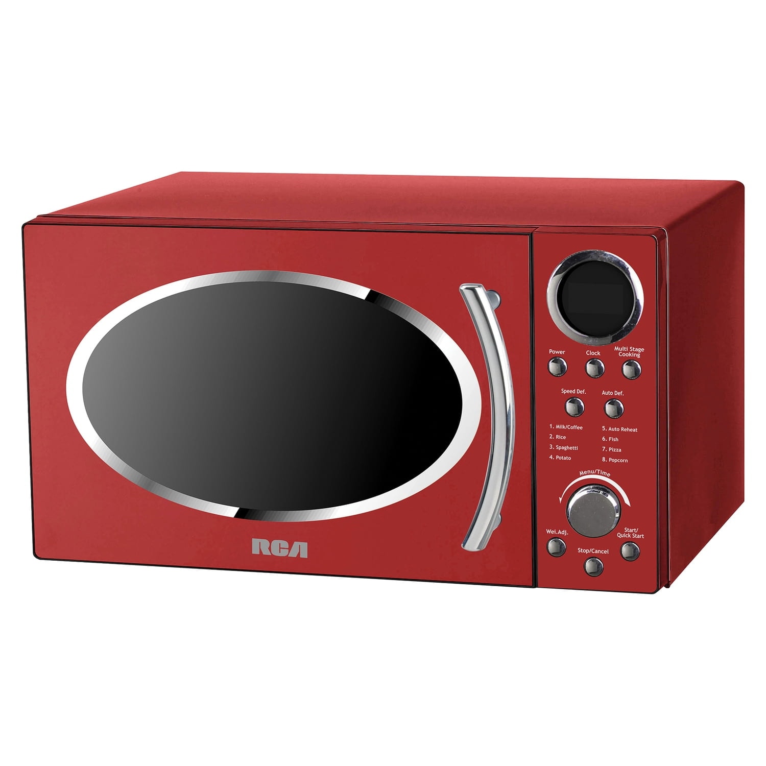 RMW987-RED 900-Watt 0.9-Cu.-Ft. Retro Countertop Microwave (Red)