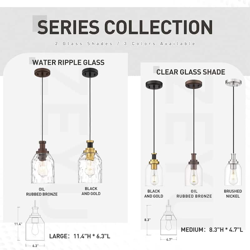 2 pack hanging light black & gold hallway light glass metal pendant light