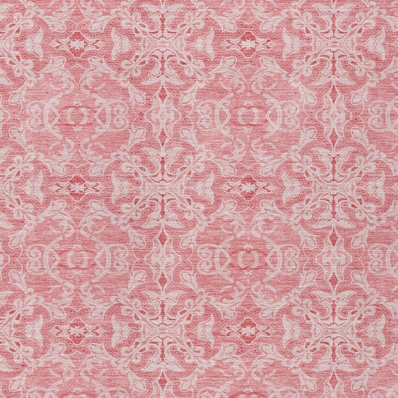 HomeRoots Medallion Transitional Rectangle Outdoor Rug