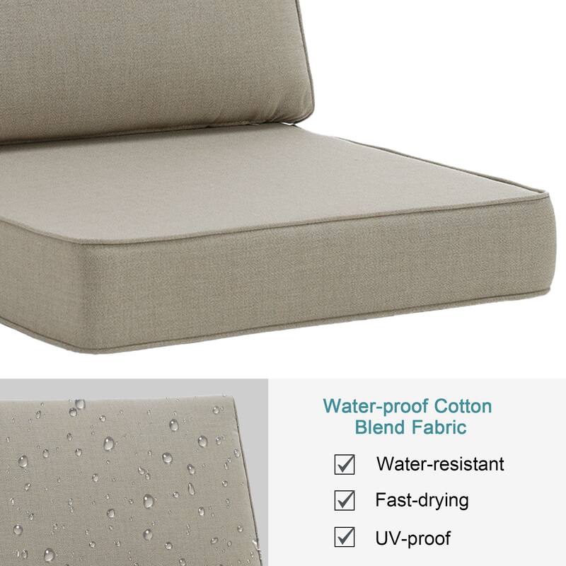 Sunbrella Indoor Outdoor Chair Cushion and Pillow