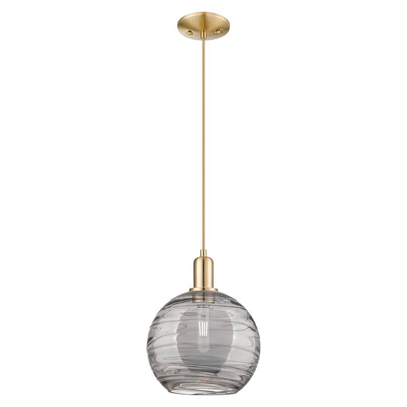 Innovations Lighting Endless Possibilities Arcadia - Athens Deco Swirl - 1 Light 10" Cord Hung Mini Pendant - Champagne Bronze