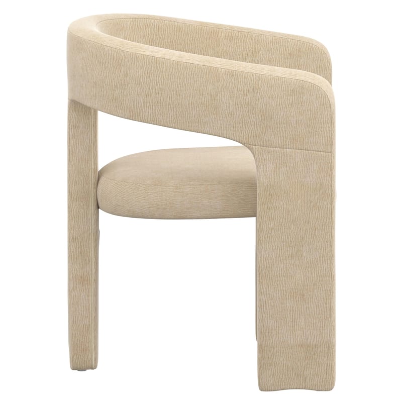 Modern Fabric Dining Chair, Set of 4 - Beige