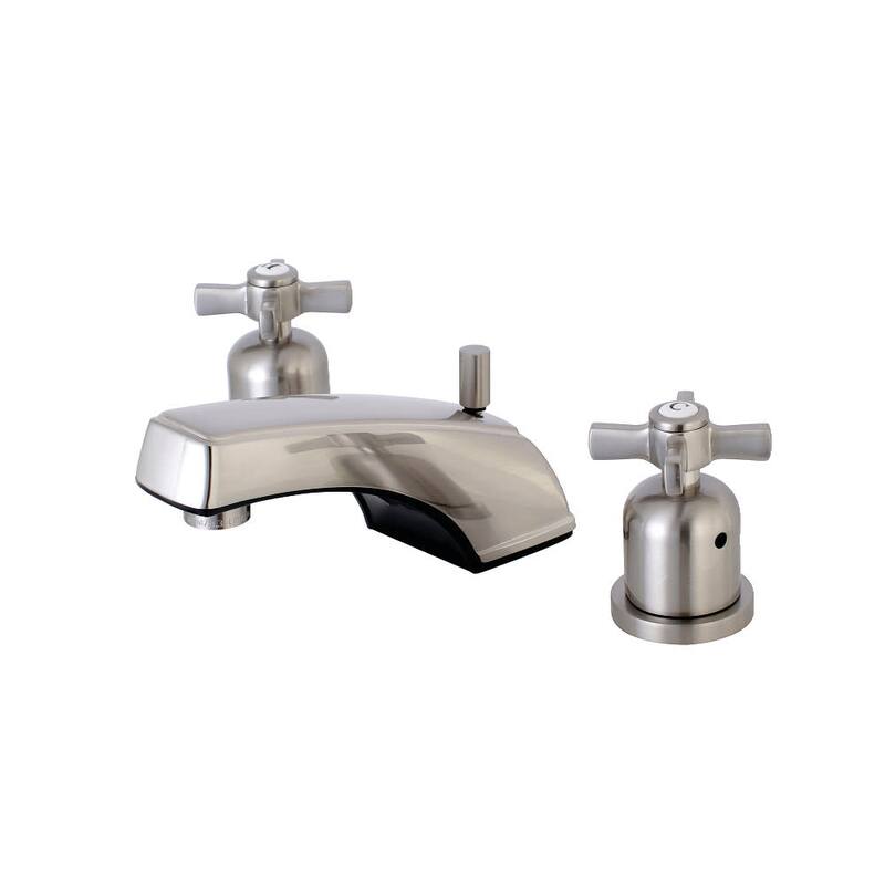 Kingston Brass Millennium 1.2 GPM Widespread Bathroom Faucet with - Brushed Nickel