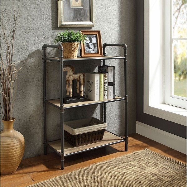 Antique store oak bookshelf