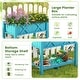 preview thumbnail 17 of 28, Gymax HIPS Raised Garden Bed Poly Wood Elevated Planter Box w/ Legs &