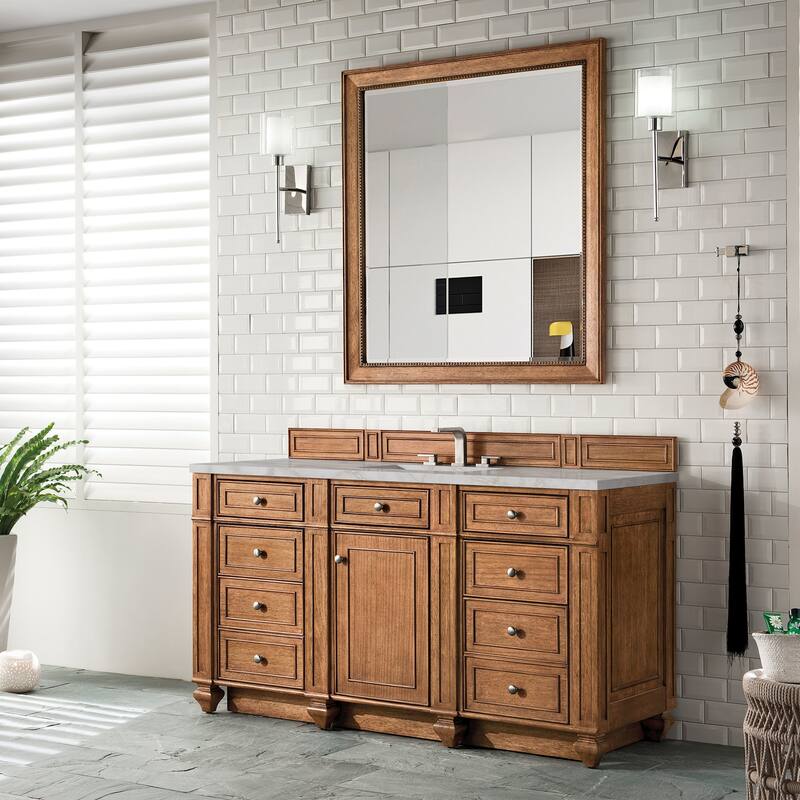 James Martin Vanities 157-V60S-FVSL Bristol 60" Free Standing Single