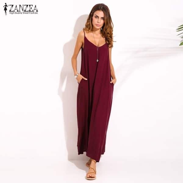 Shop Vestidos 2018 Summer Style Women Boho Strapless Hot V Neck