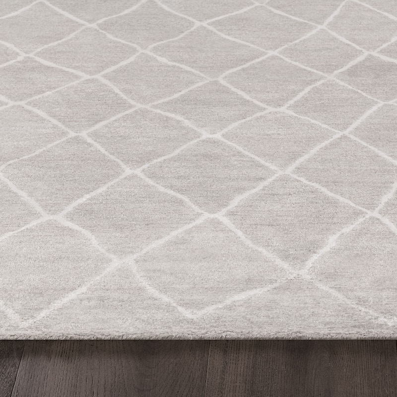 Ben Soleimani Arlequin New Zealand Wool and Viscose Hand-Knotted Rug