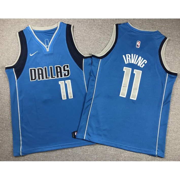 Youth Dallas Mavericks Kyrie Irving Blue Jersey Bed Bath
