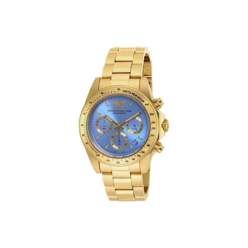 Invicta Women's 18256 Speedway Quartz Chronograph Light Blue Dial Watch