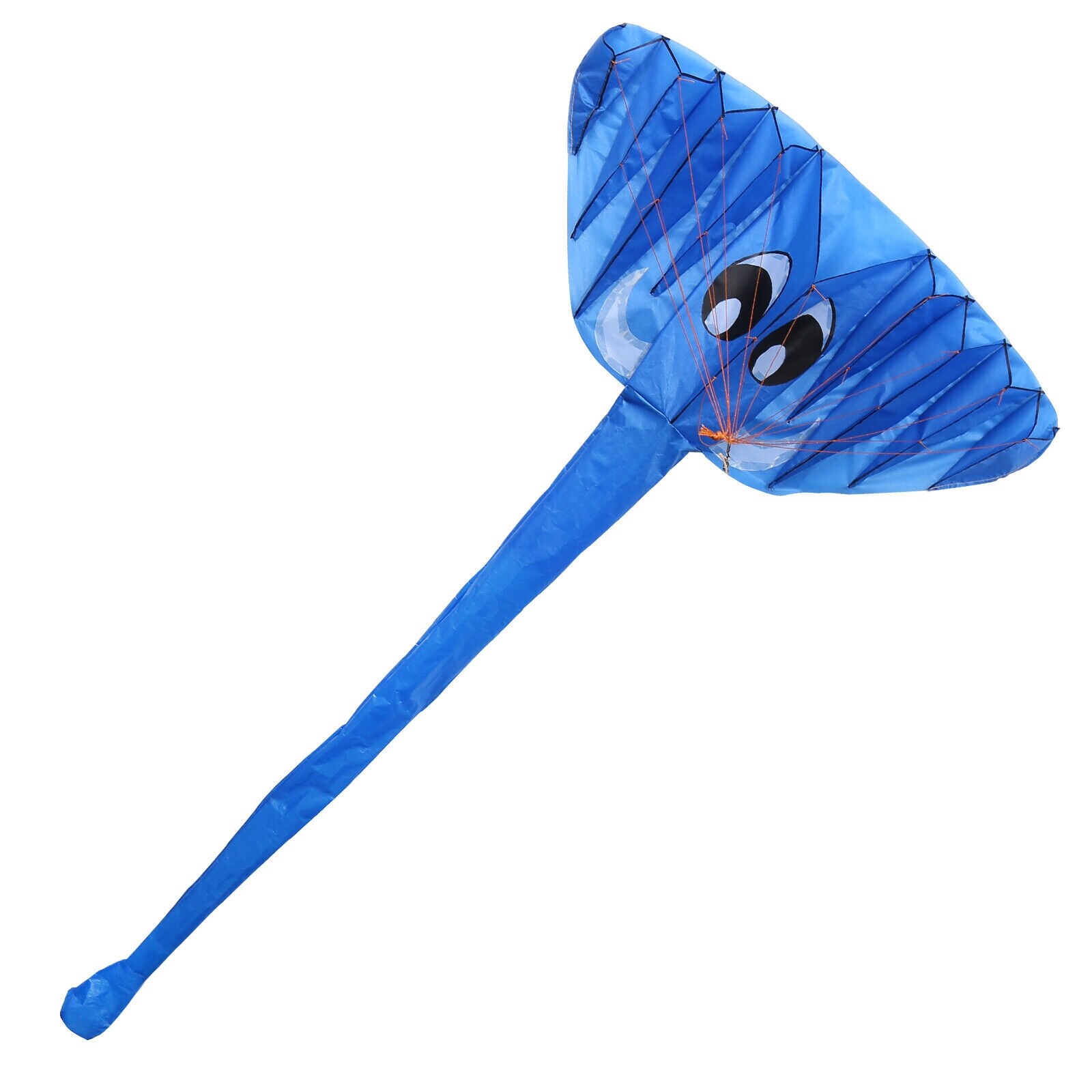 3D Large Frameless Blue Elephant Kite for Kids Adult