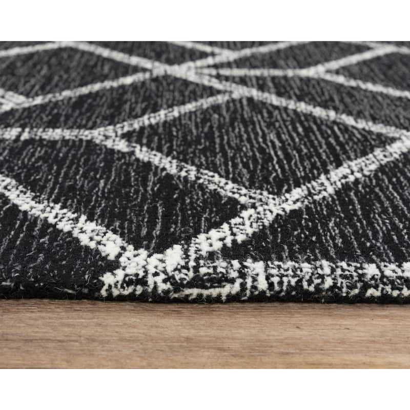 Alora Decor Avondale Geometric Hand-tufted Wool Rug
