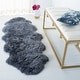 preview thumbnail 175 of 201, SAFAVIEH Handmade Natural Sheepskin Leanca 3.4-inch Thick Rug